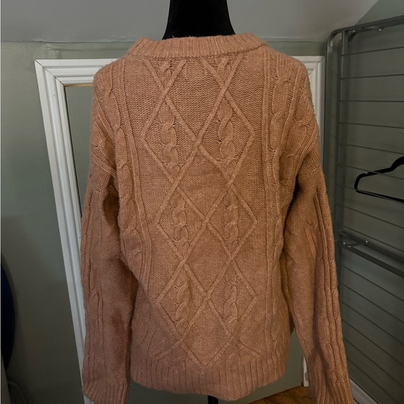 A New Day Crew Neck Sweater with Cable Knit - Picture 2 of 5